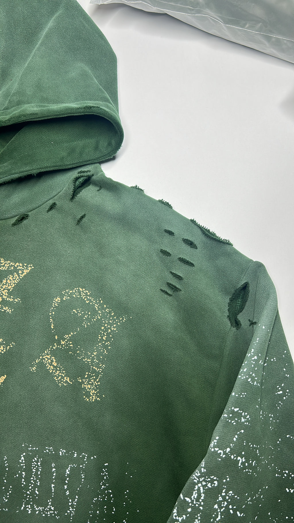 Póza Script hoodie forest green