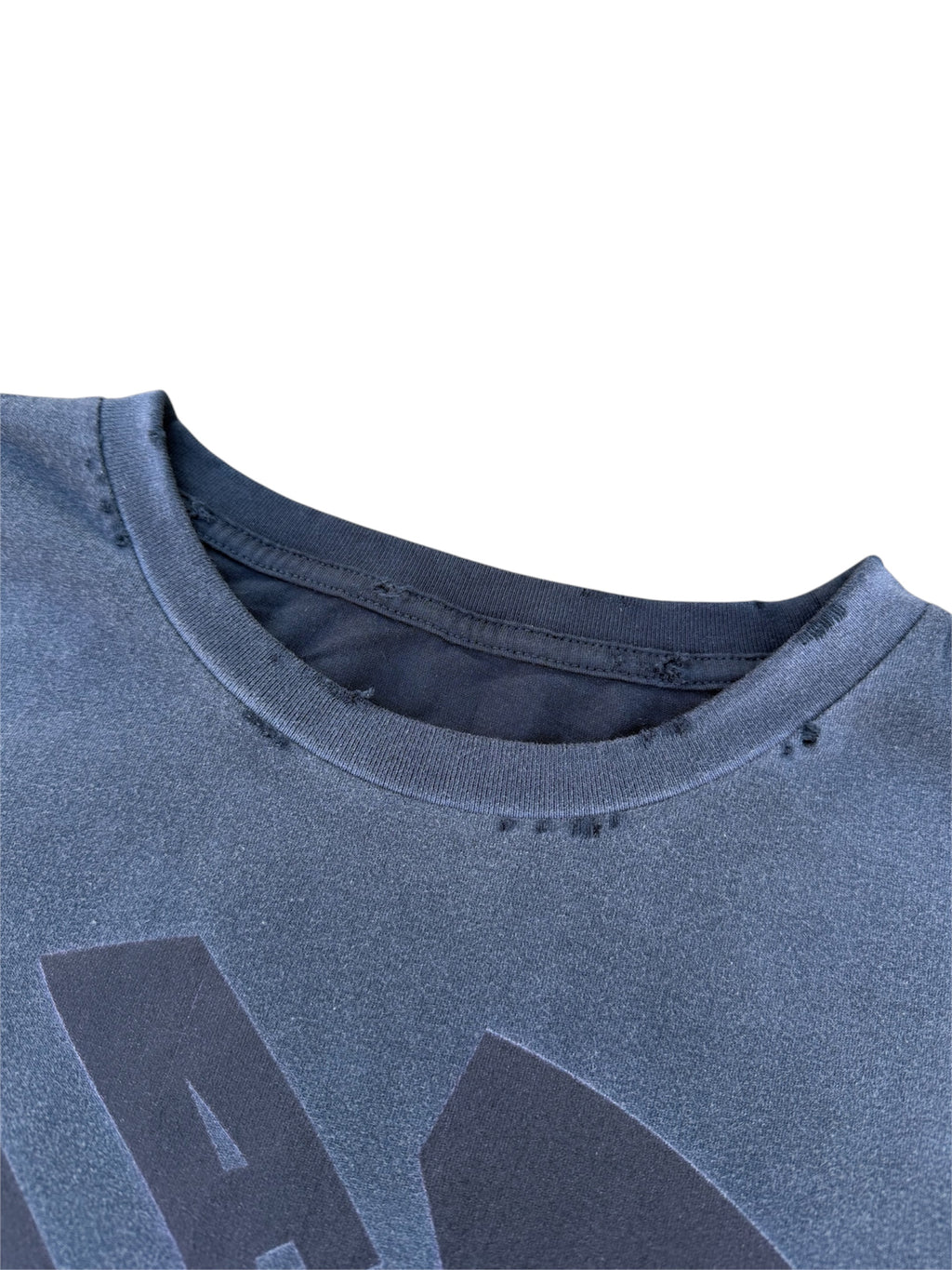 Póza record tee washed navy