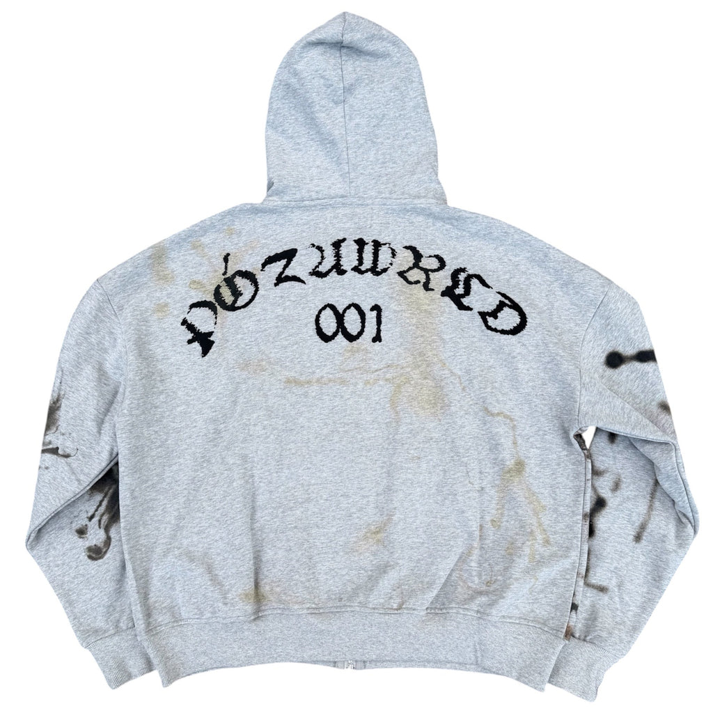 Póza tattoo zip hoodie