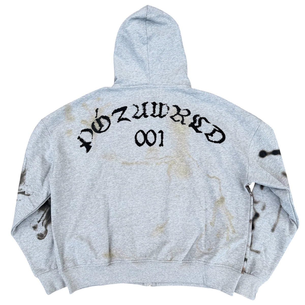 Póza tattoo zip hoodie
