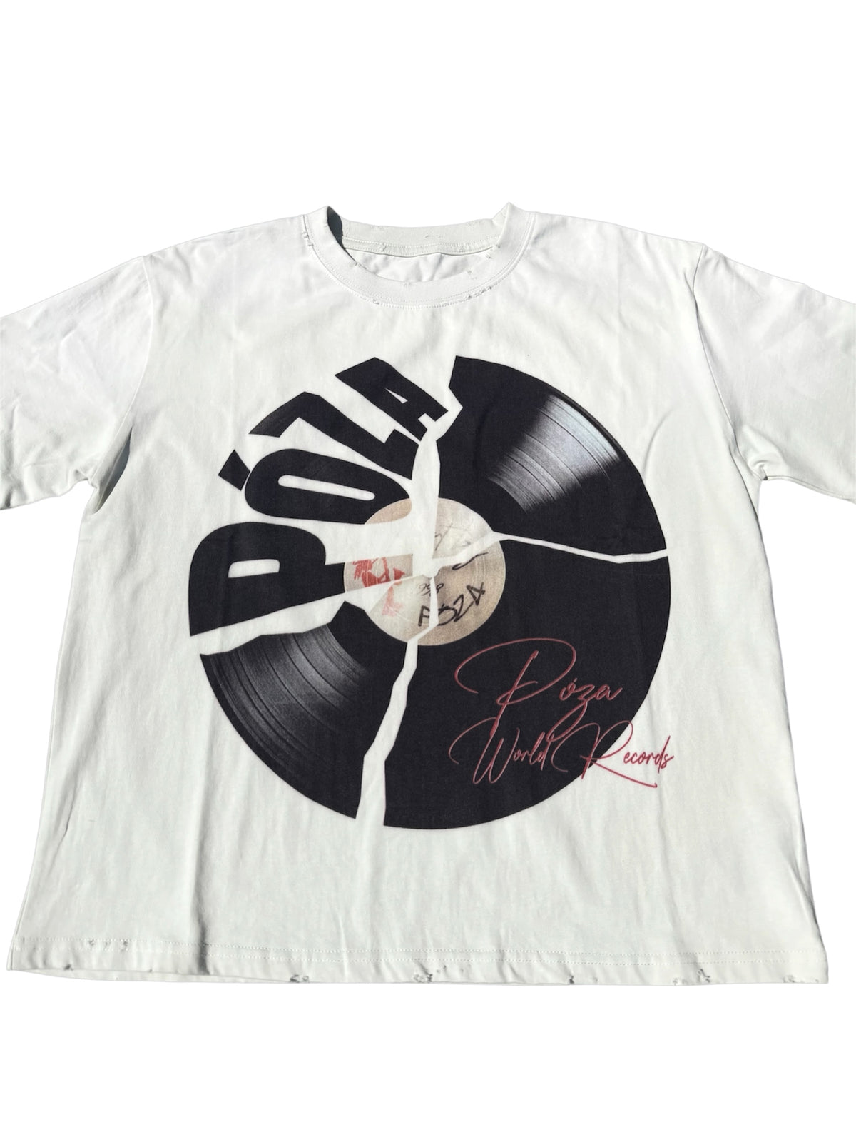 Póza record tee cream