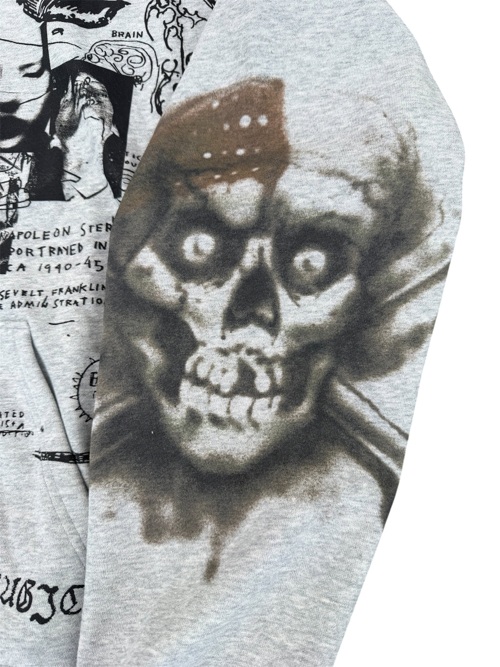 Póza tattoo zip hoodie