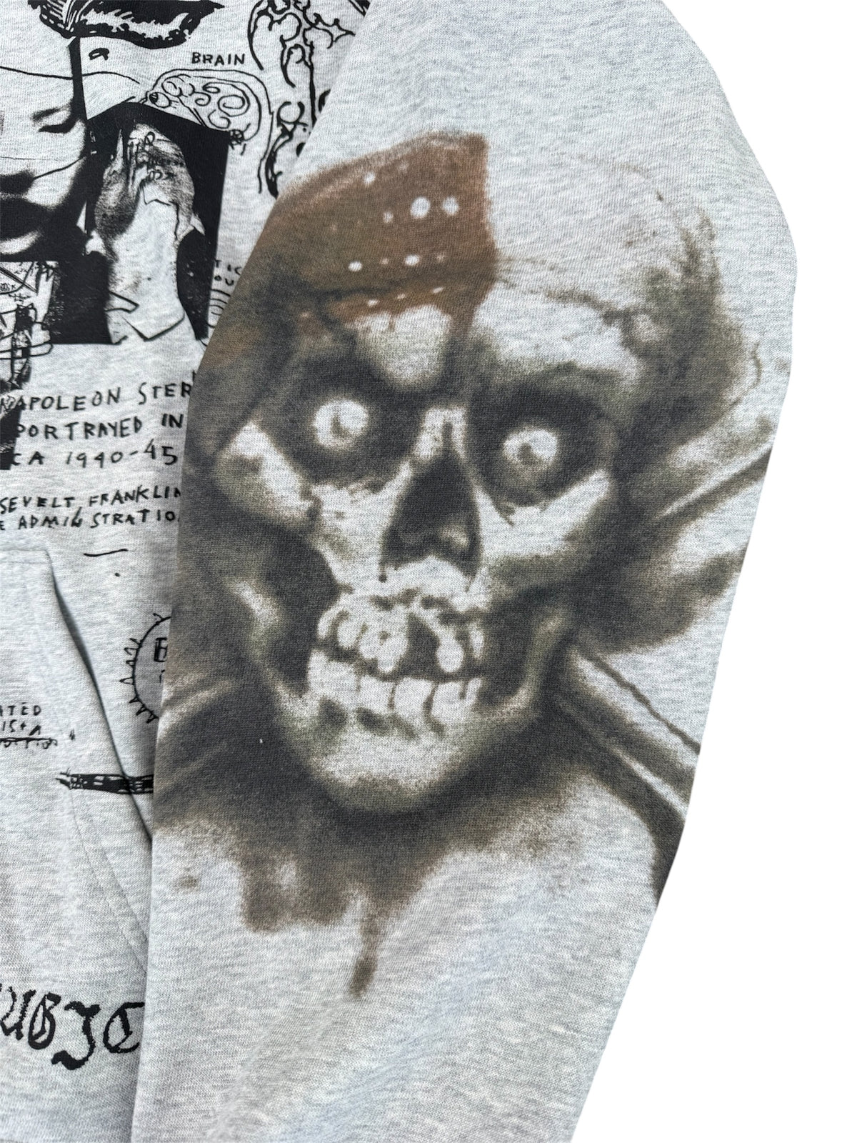 Póza tattoo zip hoodie