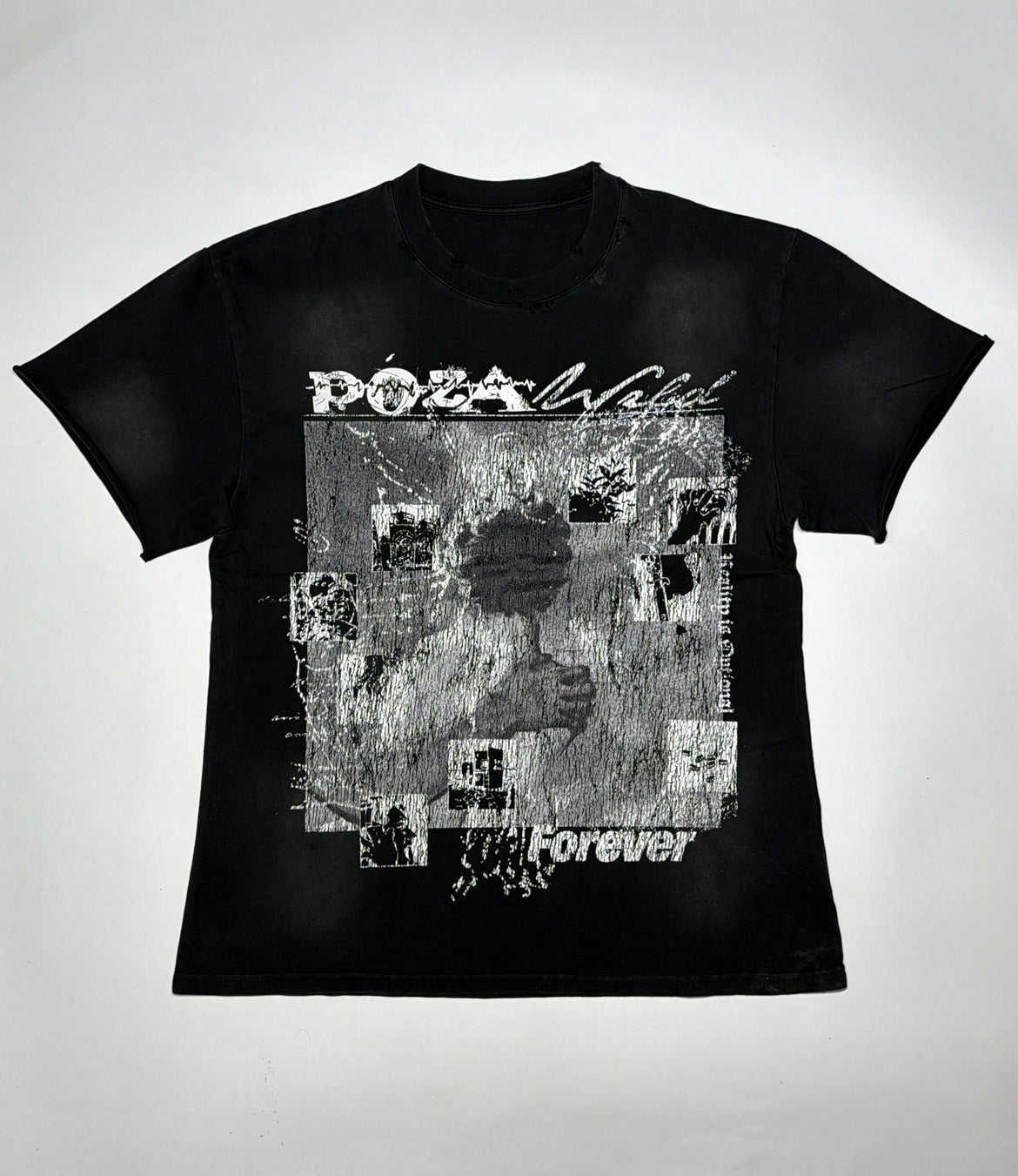 Póza “Forever” faded black tee