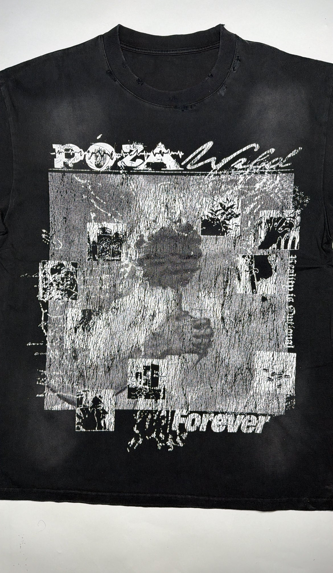 Póza “Forever” faded black tee