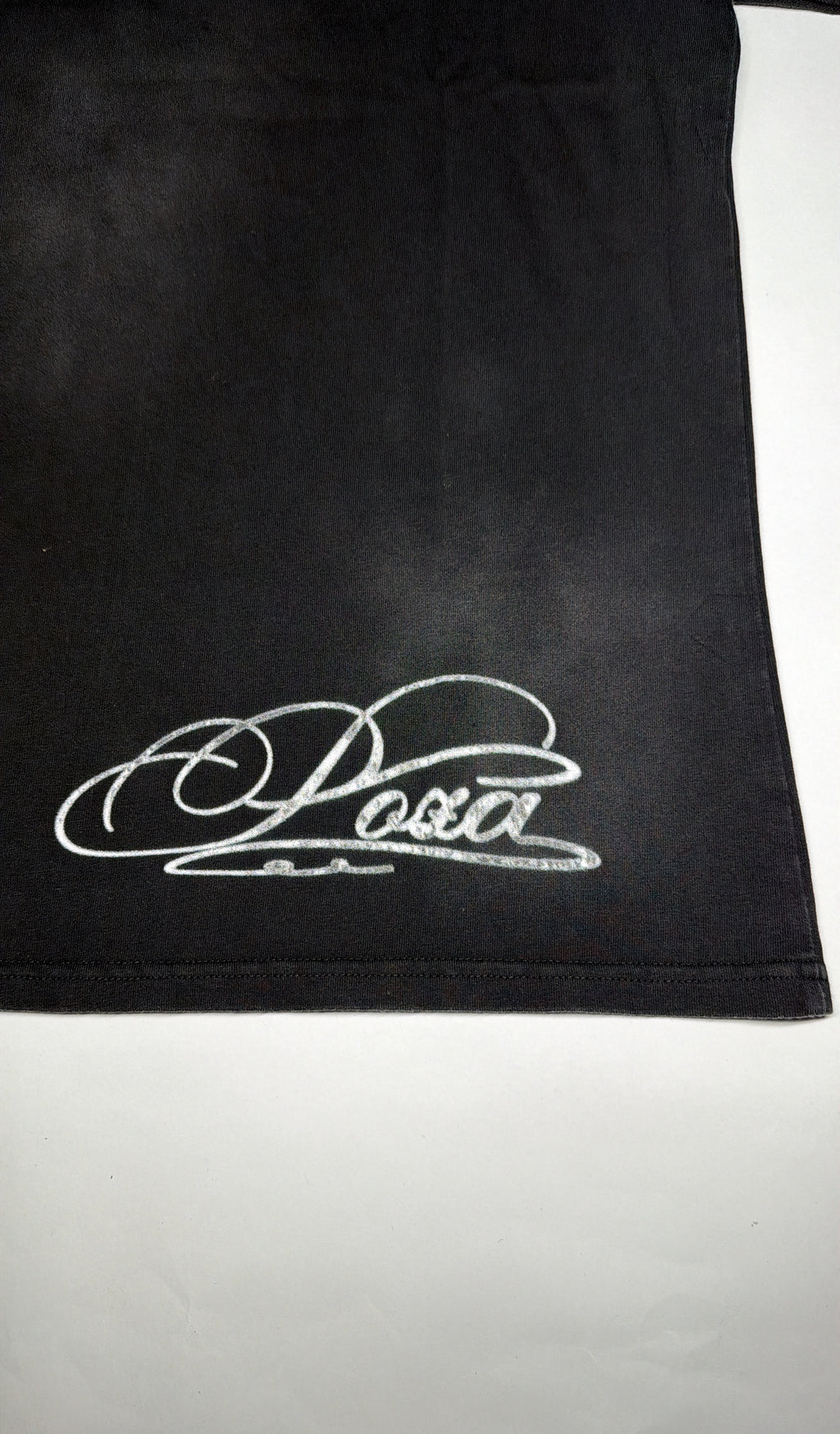 Póza “Forever” faded black tee