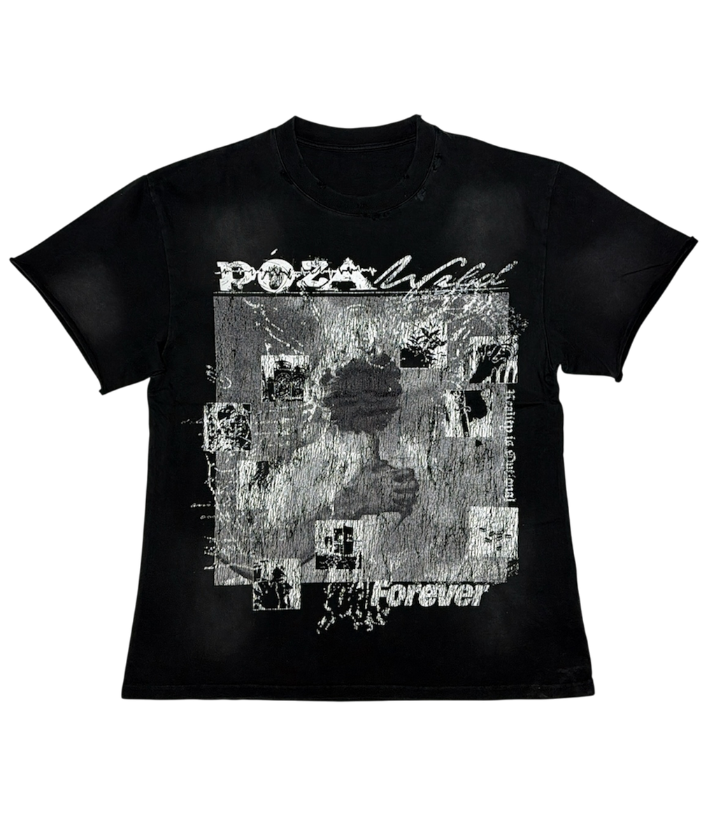 Póza “Forever” faded black tee