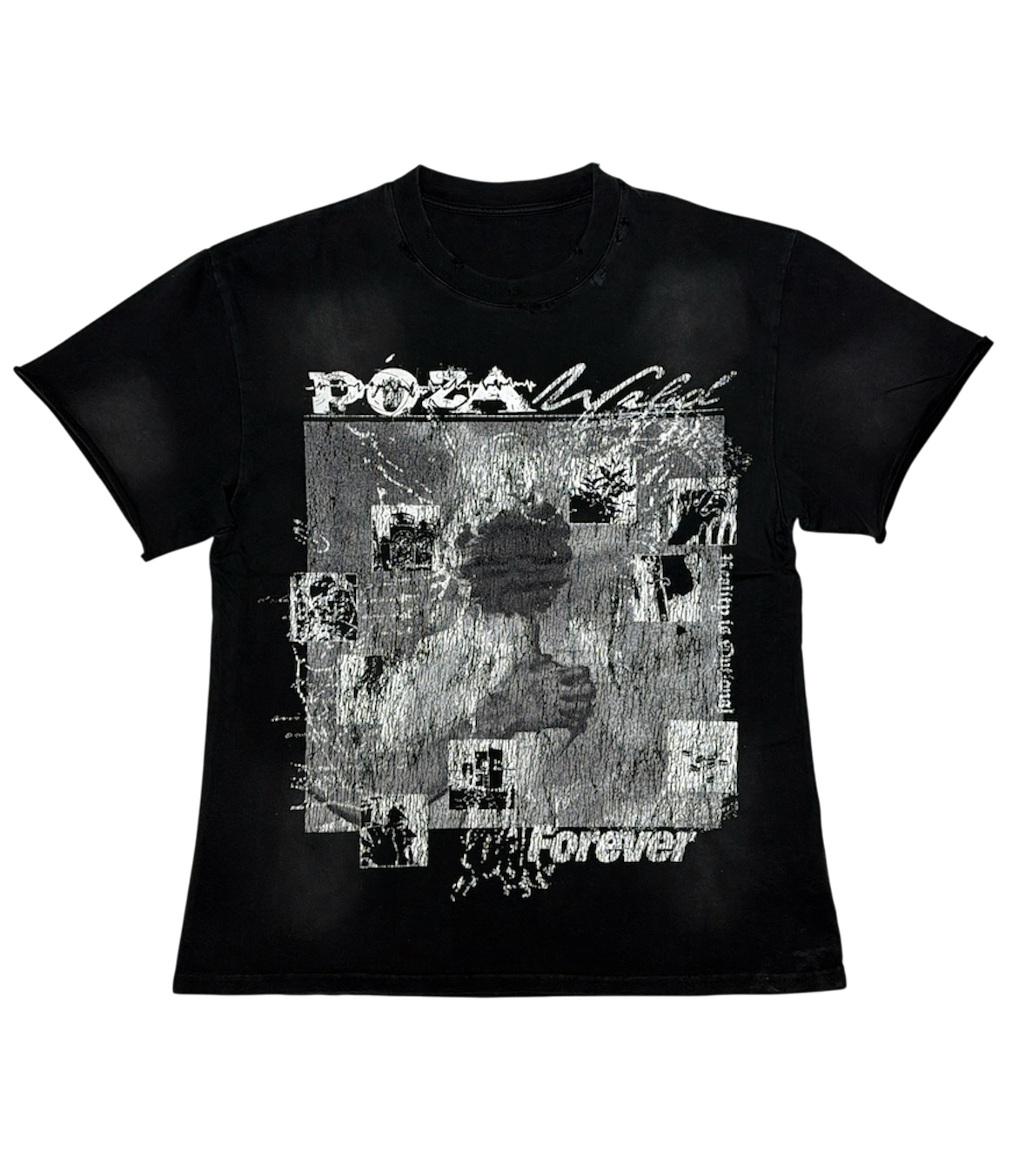 Póza “Forever” faded black tee