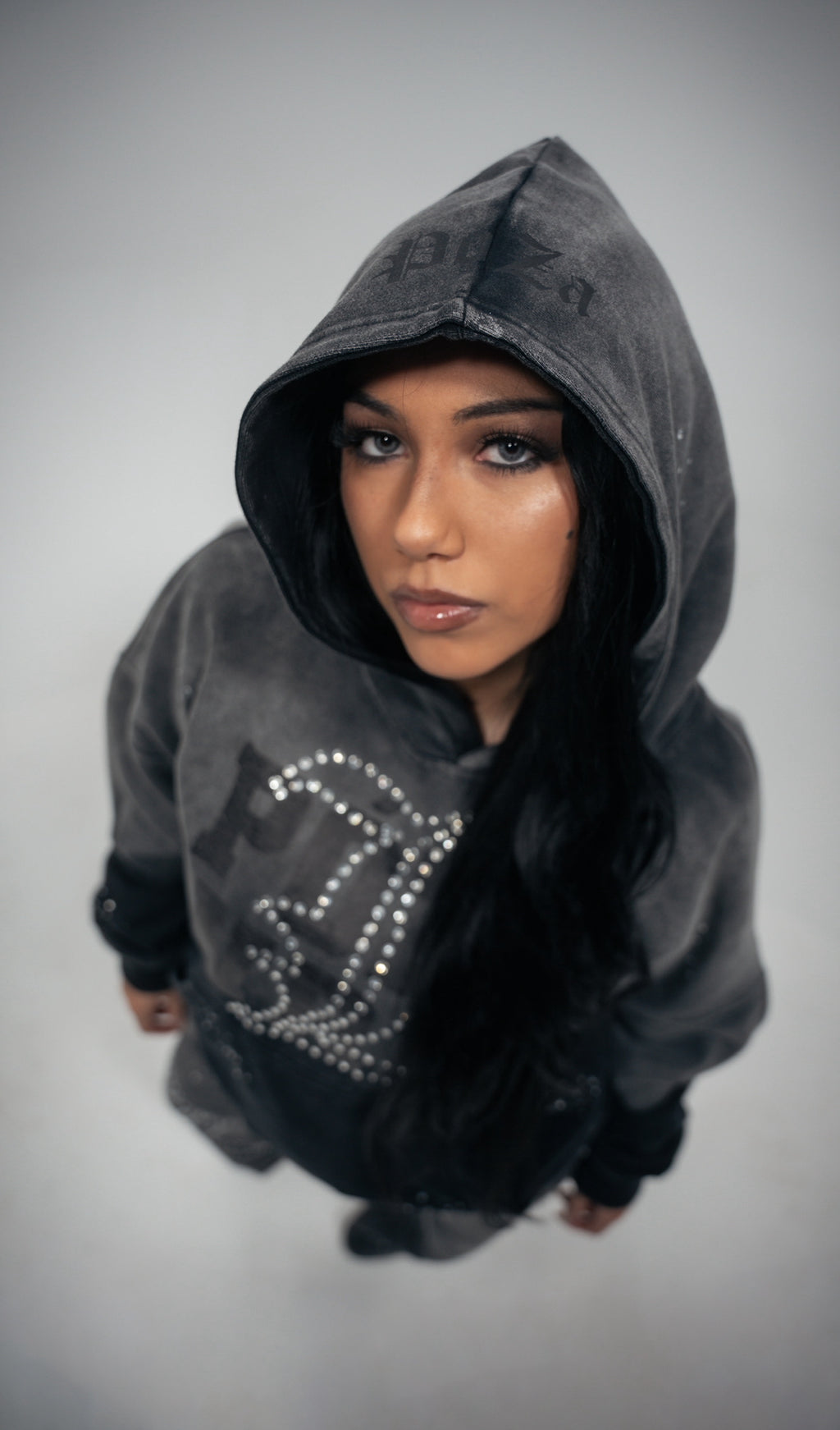 Póza scattered stone pullover hoodie