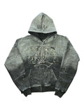 Póza scattered stone zip hoodie