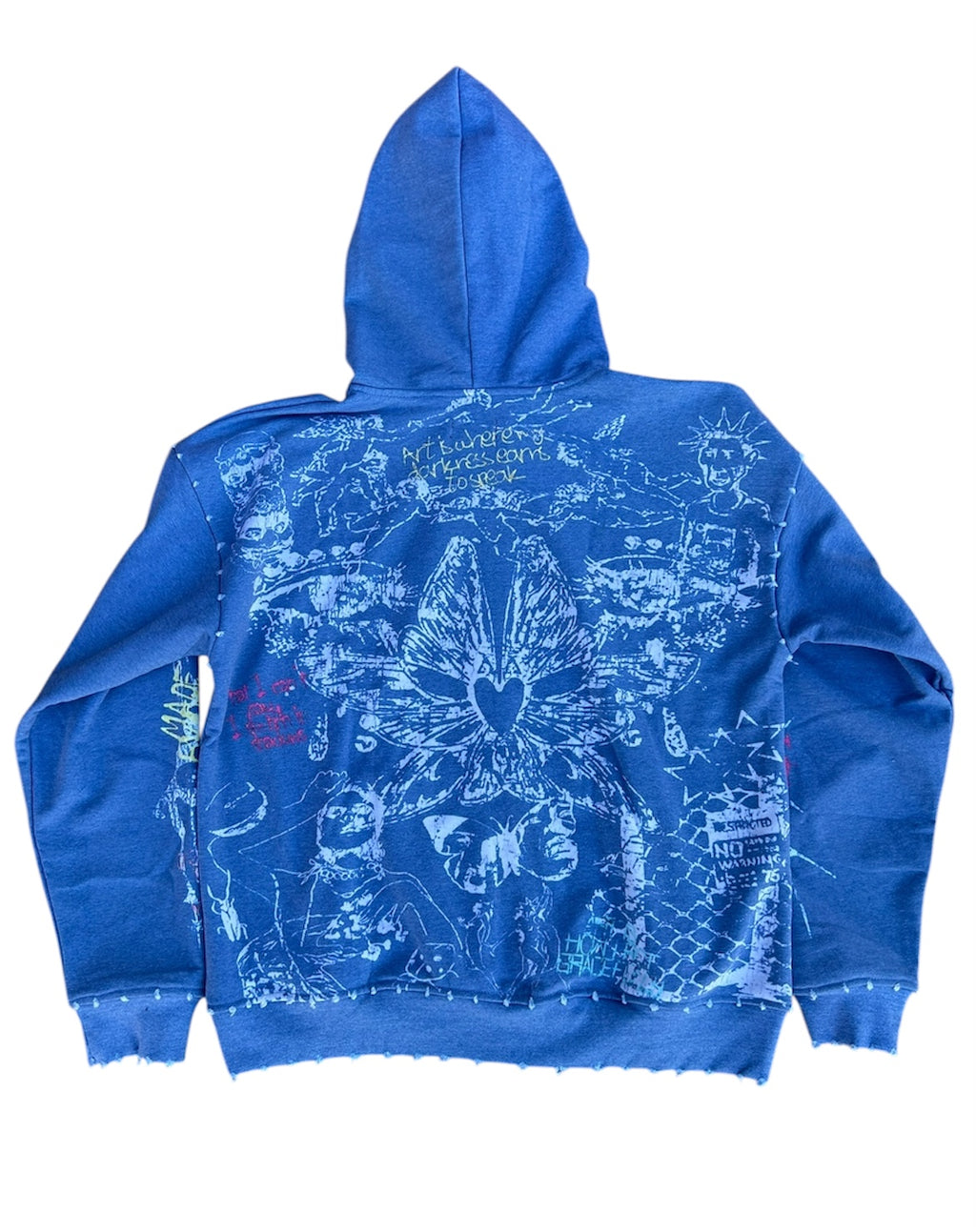 Póza "Sketch" zip hoodie