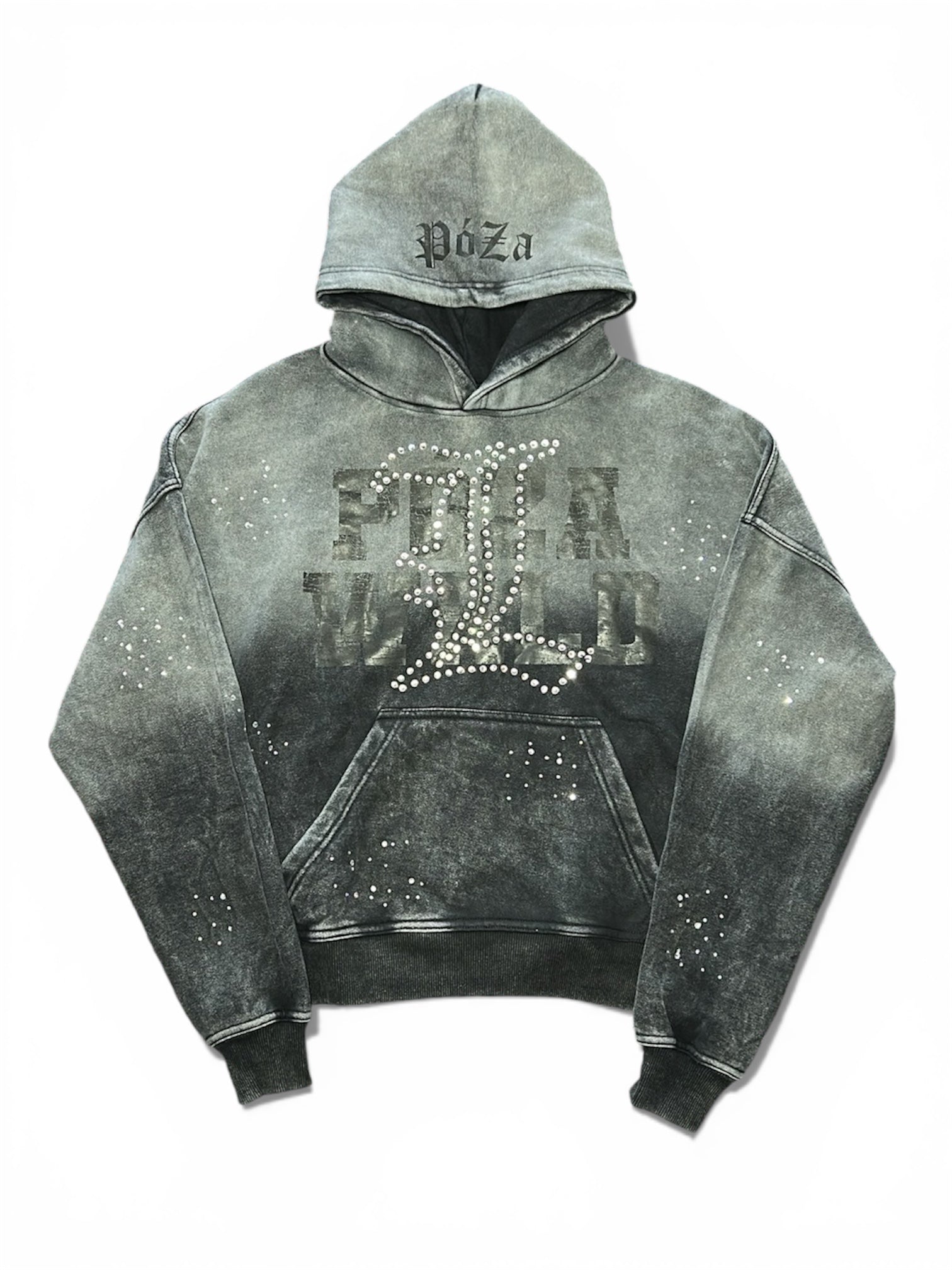 Póza scattered stone pullover hoodie