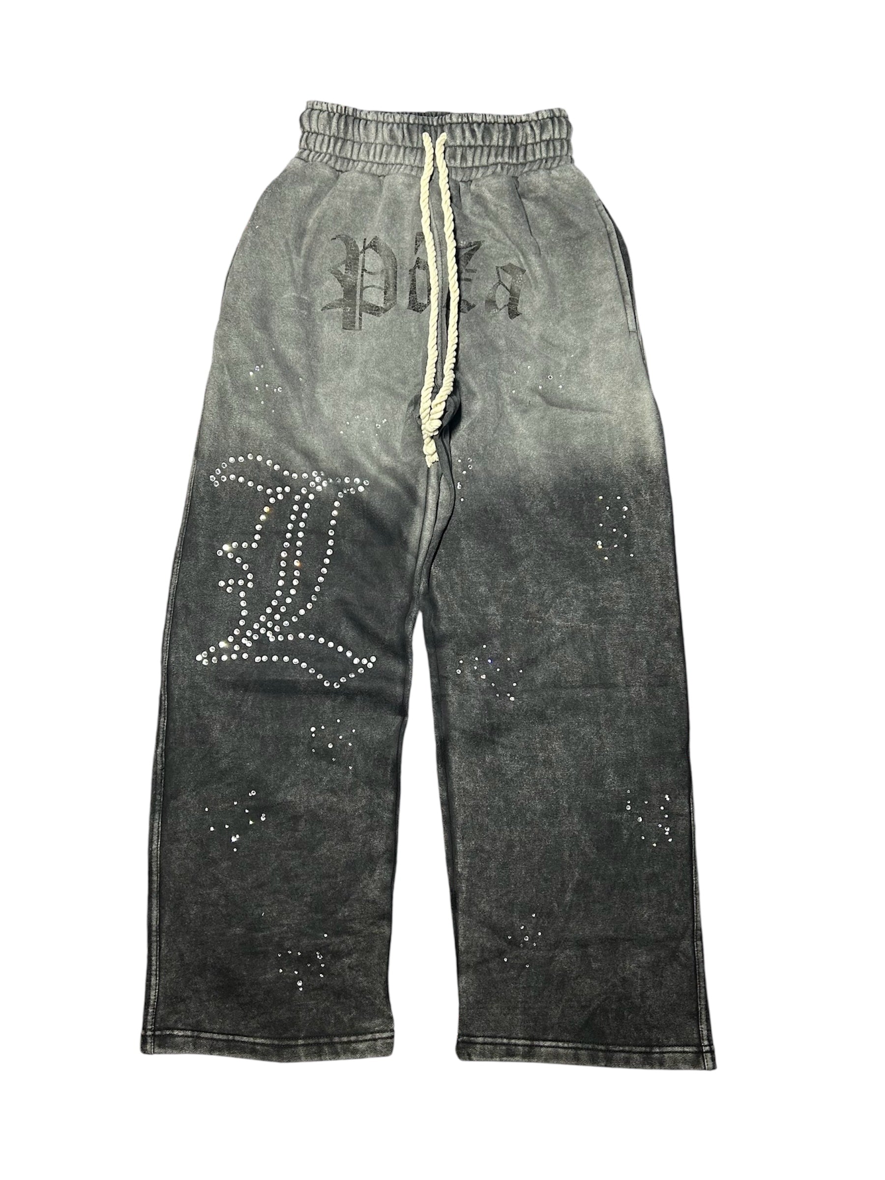 Póza scattered stone sweatpants